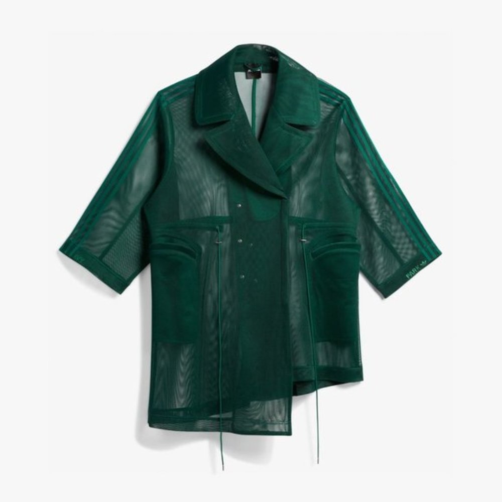 adidas Ivy Park Mesh Jacket Dark Green